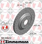 Zimmermann 100.3336.52 тормозной диск на AUDI A6 Allroad (4FH, C6)