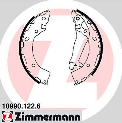 Zimmermann 10990.122.6 комплект тормозных колодок на HYUNDAI GETZ (TB)