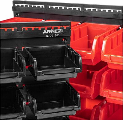 Arnezi R7201303 стеллаж-органайзер настенный для метизов, 48 лотков