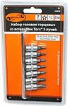 АвтоDело 39838 Набор головок вставка TORX 7пр 1/4 TS10-TS40 39838