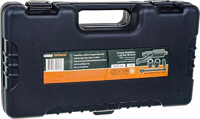 АвтоDело 40247 гайковёрт механический с УКМ 1:60, 3600 Н·м, головки 24 и 27 мм