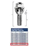 Bimecc PC19D58-MW Болт CH19 14X1.5X58 60° Кон. Подвижная шайба
