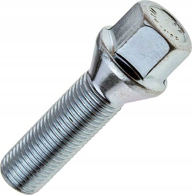 Bimecc C17F38 колёсный болт M14×1,25×38, 61,5 мм, CH17, конус 60°, цинк