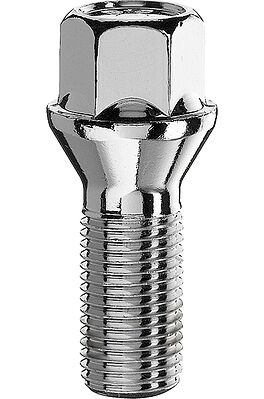 Bimecc B13 болт колесный M14×1,5×28, CH17, конус 60°, белый цинк