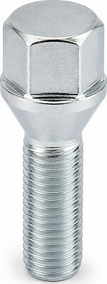 Bimecc C19D30 болт колесный M14×1,5×30, CH19, конус 60°, цинк