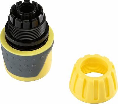 ЧЕТЫРЕ СЕЗОНА 62-0216-F Коннектор для шланга, быстросъемный 1/2 quot; с термопластичной резиной Профи ЧЕТЫРЕ СЕЗОНА