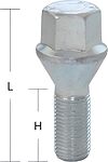 Colombo Болт M12x1,5 (70/ 42) hex17 конус цинк (ИТАЛИЯ) 303057Z CF OGS153276