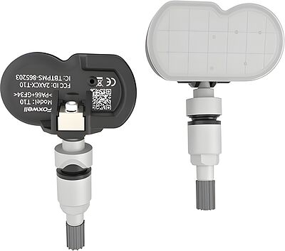 Foxwell T10MSV 127667 сменный металлический вентиль TPMS для датчика T10, серебристый