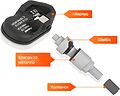 Foxwell T10MSV 127667 сменный металлический вентиль TPMS для датчика T10, серебристый Foxwell T10MSV 127667 сменный металлический вентиль TPMS для датчика T10, серебристый