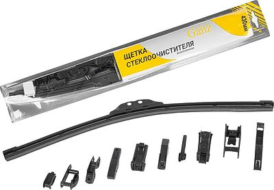 GANZ Щетка стеклоочистителя бескаркасная 430mm (GIS01016)