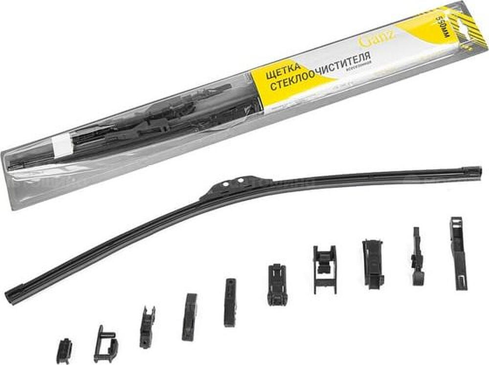 GANZ Щетка стеклоочистителя бескаркасная 550mm (GIS01021)