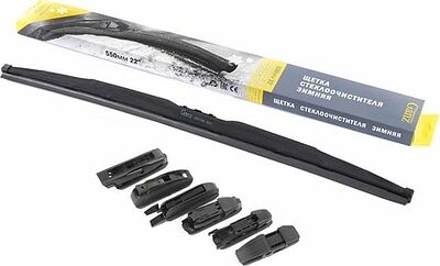 Ganz Winter GIS01044 зимняя каркасная щётка 550 мм (22″), 6 адаптеров