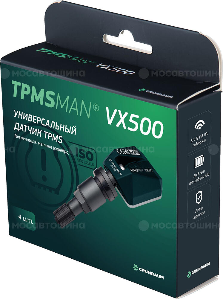 GRUNBAUM VX500 Датчик давления для Alfa Romeo Brera (2005-2012) 433MHz Trw 51839114 [ABrera0512433T51839114]