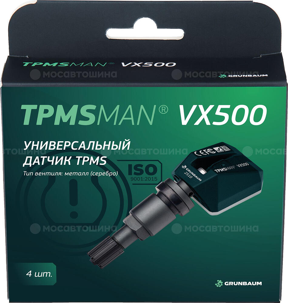 GRUNBAUM VX500 Датчик давления для Alfa Romeo Brera (2005-2012) 433MHz Trw 51839114 [ABrera0512433T51839114]