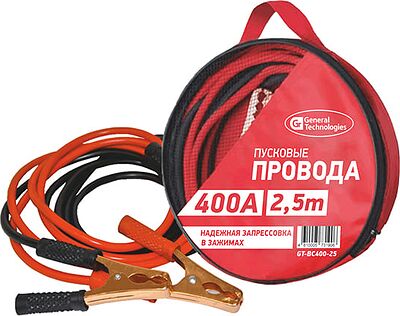 GT Провода пусковые 400A, −25 °C, 2.5 м