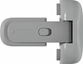 HALSA HLS-S-208-1 Замок-блокиратор для холодильника Premium, серый (1 шт/уп) HALSA