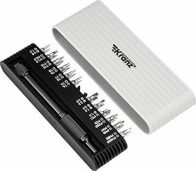 Kranz KR-12-4751 Набор отверток для точных работ RA-01, 25 предметов KRANZ