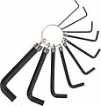 Kranz KR-12-5201 Набор ключей имбусовых HEX KRANZ 1,5-10 мм, CrV, 10 шт., оксидированные, на кольце Kranz KR-12-5201 Набор ключей имбусовых HEX KRANZ 1,5-10 мм, CrV, 10 шт., оксидированные, на кольце