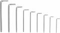 Kranz KR-12-5221 Набор ключей имбусовых Tamper-Torx KRANZ 9 шт., ТТ10-ТТ50, закаленные, удлиненные, никель