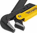 Kranz KR-12-5901 Ключ трубный рычажный KRANZ № 0, 250 мм, литой Kranz KR-12-5901 Ключ трубный рычажный KRANZ № 0, 250 мм, литой