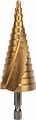 Kranz KR-12-6612 Сверло по металлу ступенчатое ТИТАН 4,0-30,0мм, 98мм, 65 HRC, Р6М5 TiN KRANZ Kranz KR-12-6612 Сверло по металлу ступенчатое ТИТАН 4,0-30,0мм, 98мм, 65 HRC, Р6М5 TiN KRANZ