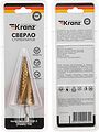 Kranz KR-12-6612 Сверло по металлу ступенчатое ТИТАН 4,0-30,0мм, 98мм, 65 HRC, Р6М5 TiN KRANZ Kranz KR-12-6612 Сверло по металлу ступенчатое ТИТАН 4,0-30,0мм, 98мм, 65 HRC, Р6М5 TiN KRANZ