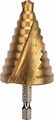 Kranz KR-12-6614 Сверло по металлу ступенчатое ТИТАН 9,0-36,0мм, 110мм, 65 HRC, Р6М5 TiN KRANZ Kranz KR-12-6614 Сверло по металлу ступенчатое ТИТАН 9,0-36,0мм, 110мм, 65 HRC, Р6М5 TiN KRANZ