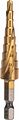 Kranz KR-12-6615 Сверло ступенчатое, 4-5-6-7-8-9-10-11-12мм, Р6М5, ТИТАН, шестигр. хвостовик KRANZ