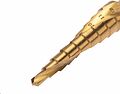 Kranz KR-12-6615 Сверло ступенчатое, 4-5-6-7-8-9-10-11-12мм, Р6М5, ТИТАН, шестигр. хвостовик KRANZ