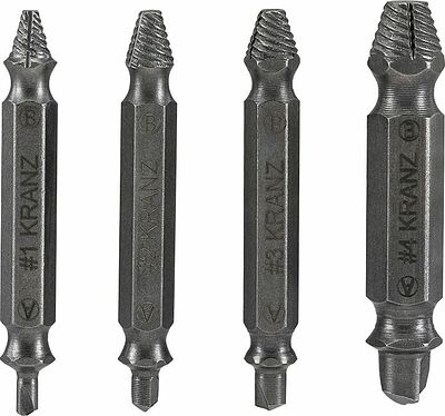 Kranz KR-12-6703 Набор экстракторов для шурупов Профи KRANZ