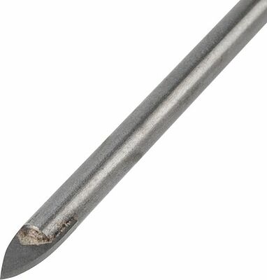 Kranz KR-12-6804 Сверло по стеклу и керамике 6 мм, 2 грани, цилиндр. хвостовик Kranz