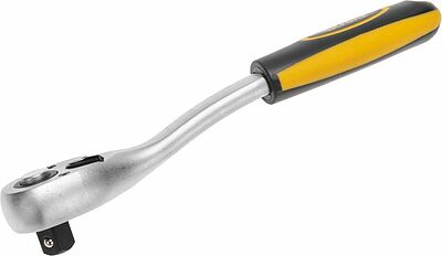 Kranz KR-12-8401 Ключ-трещотка для торцовых головок 1/2, СrV, 72 зубца KRANZ
