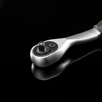 Kranz KR-12-8403 Ключ-трещотка для торцовых головок 1/4, СrV, 72 зубца KRANZ