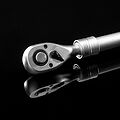 Kranz KR-12-8411 Ключ телескопический трещоточный 1/2, 307-434мм, CrV, двухкомпонентная рукоятка KRANZ