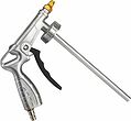 Kranz KR-16-1403 Пистолет для антигравийных и антикоррозийных составов с гибким и прямым соплом + регулятор давления KRANZ