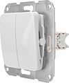 Kranz KR-78-0202 DEA Выключатель 2кл с/у 10А мех. Бел KRANZ