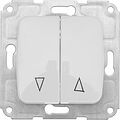 Kranz KR-78-0209 DEA Выключатель для жалюзи 2кл с/у 10А мех. Бел KRANZ