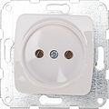 Kranz KR-78-0210 DEA Розетка 1-ая б/з с/у 10А мех. Бел KRANZ