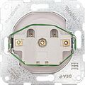 Kranz KR-78-0210 DEA Розетка 1-ая б/з с/у 10А мех. Бел KRANZ