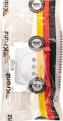 Kranz KR-78-0210 DEA Розетка 1-ая б/з с/у 10А мех. Бел KRANZ