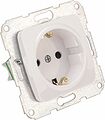 Kranz KR-78-0212 DEA Розетка 1-ая с/з з/ш с/у 16А мех. Бел KRANZ