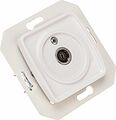 Kranz KR-78-0221 DEA Розетка TV Проходная с/у мех. Бел KRANZ
