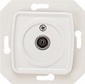 Kranz KR-78-0221 DEA Розетка TV Проходная с/у мех. Бел KRANZ