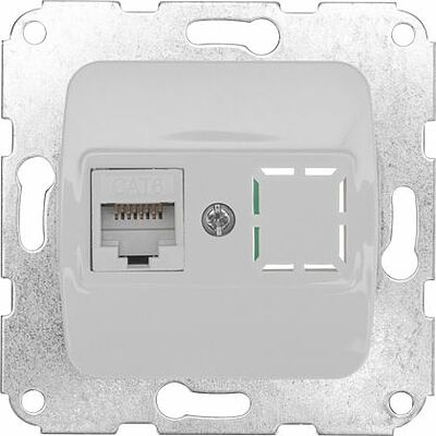 Kranz KR-78-0223 DEA Розетка Компьютер RJ45 с/у мех. Бел KRANZ