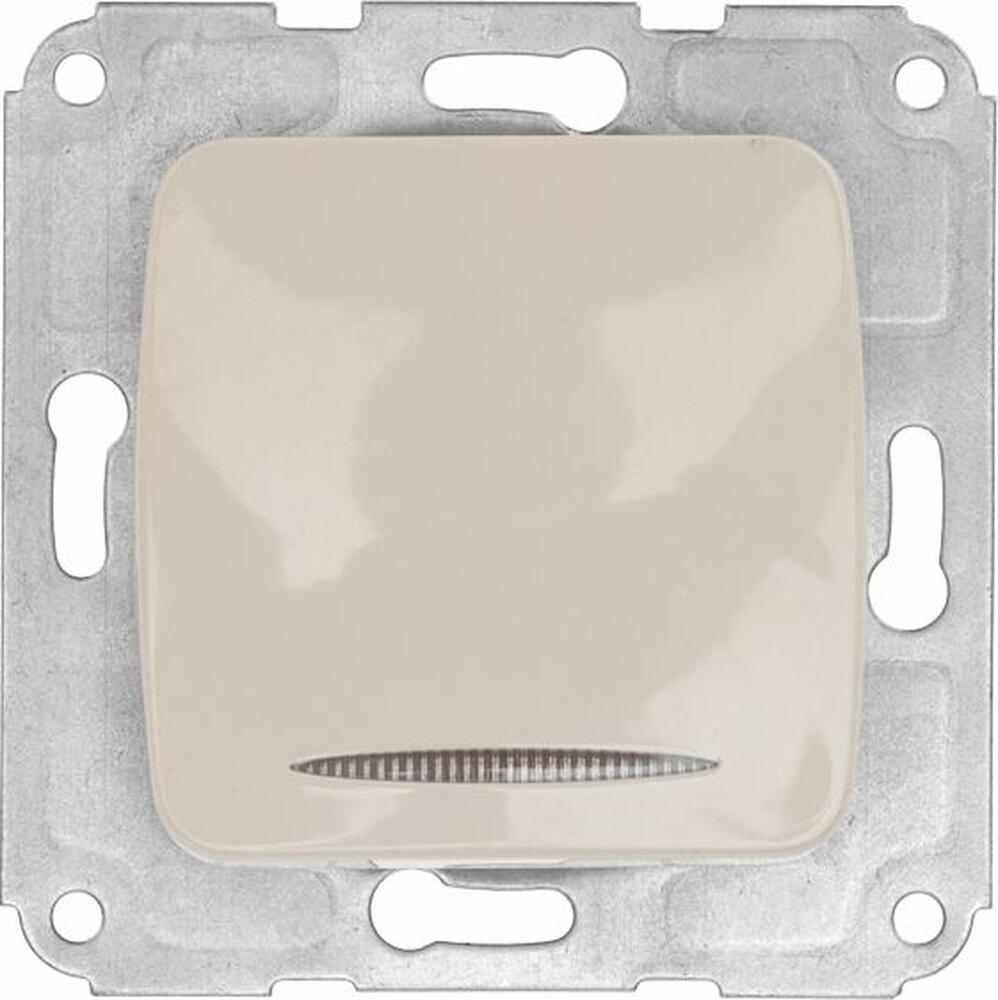Kranz KR-78-0231 DEA Выключатель 1кл (инд) с/у 10А мех. Беж KRANZ
