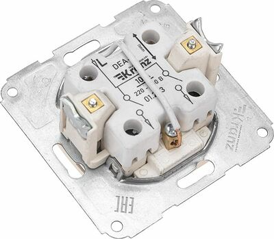 Kranz KR-78-0233 DEA Выключатель 2кл (инд) с/у 10А мех. Беж KRANZ