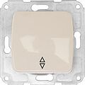 Kranz KR-78-0235 DEA Выключатель (переключатель) 1кл прох. с/у 10А мех. бежевый KRANZ