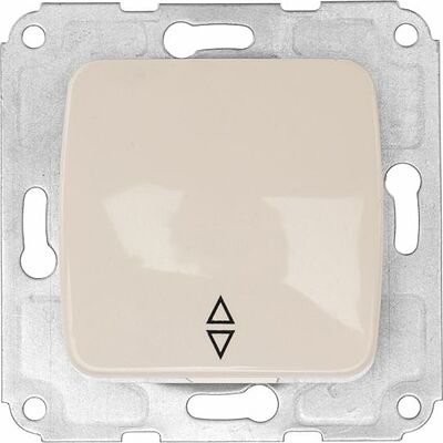 Kranz KR-78-0235 DEA Выключатель (переключатель) 1кл прох. с/у 10А мех. бежевый KRANZ