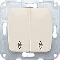 Kranz KR-78-0237 DEA Выключатель (переключатель) 2кл прох. с/у 10А мех. бежевый KRANZ
