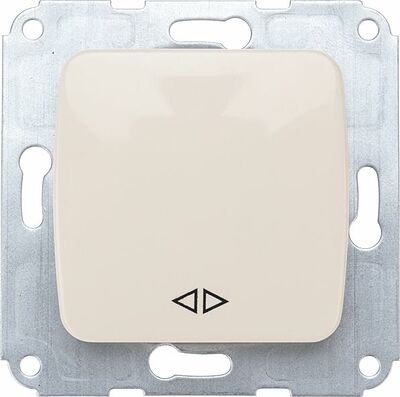 Kranz KR-78-0238 DEA Выключатель (переключатель) 1кл перекрест. с/у 10А мех. бежевый KRANZ